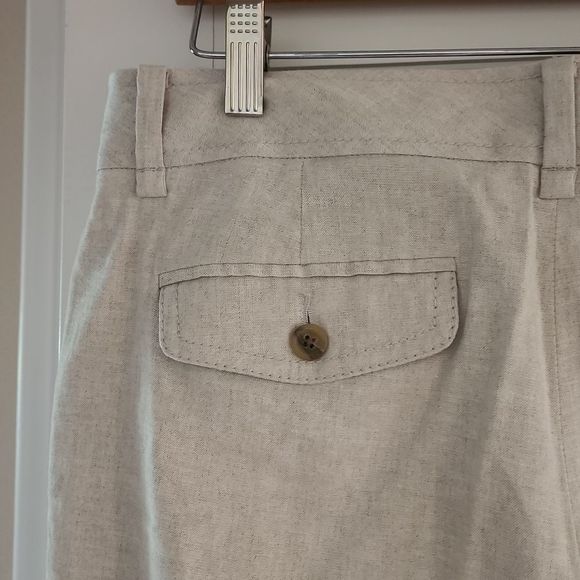 VEUC Sz 6 BR Linen Trousers - Picture 1 of 11